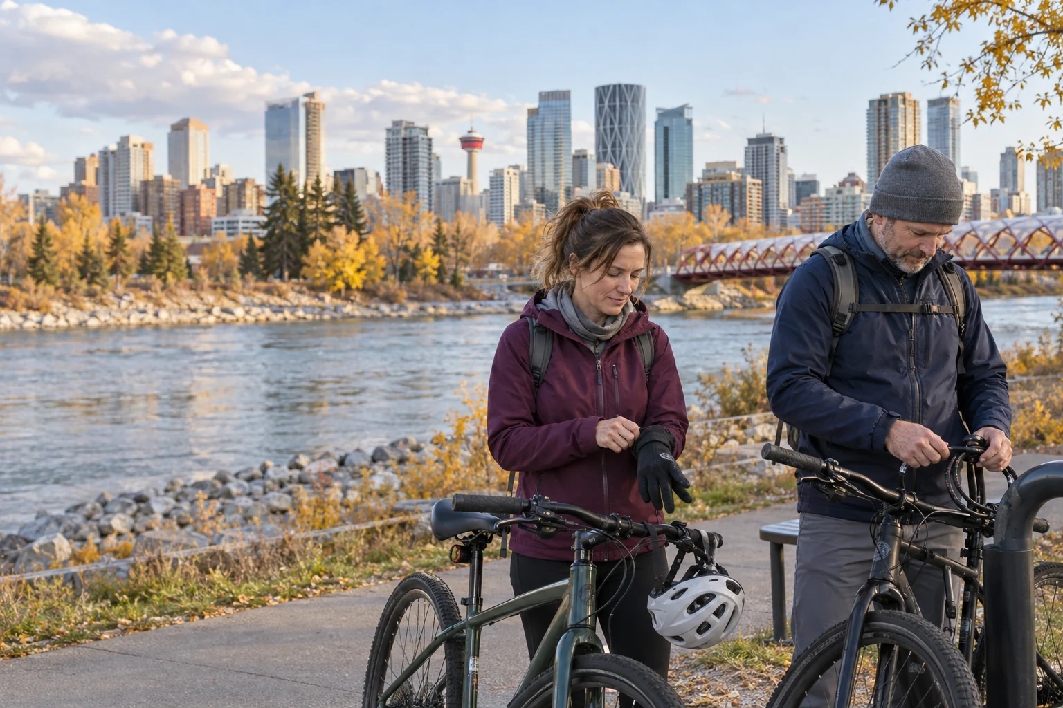 Illustrative everyday outing in Calgary