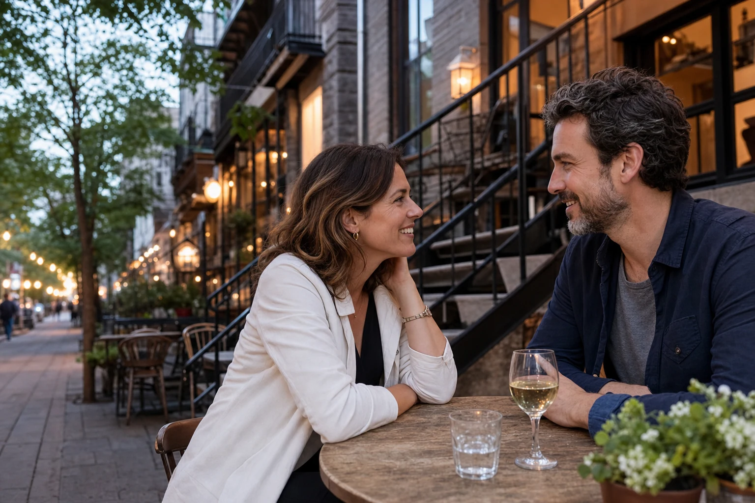 A Canadian couple dating in Montreal