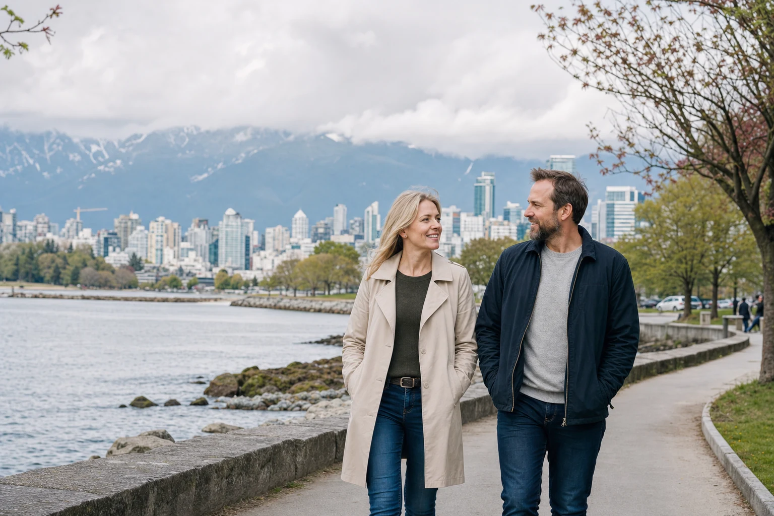 A Canadian couple dating in Vancouver